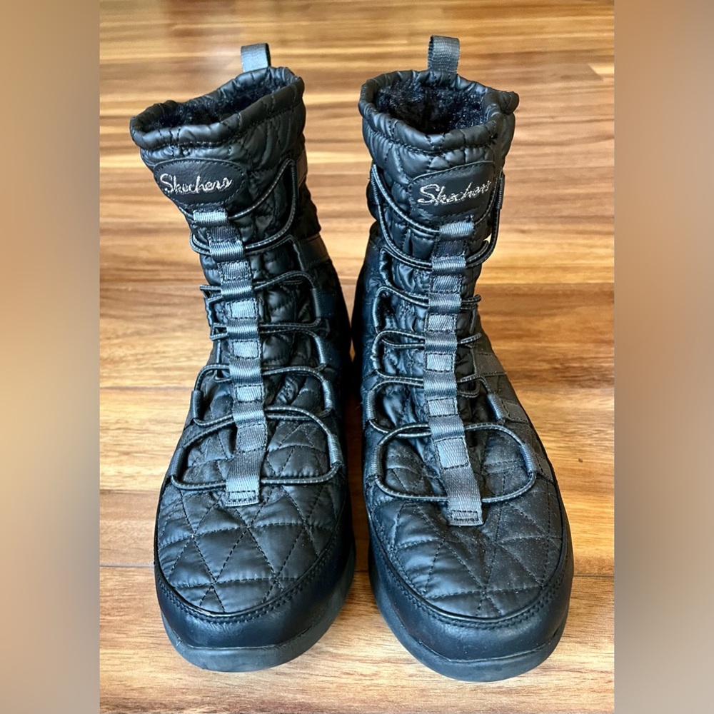Sketchers Black Winter Boots